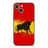Spanien Stier Flagge Luxus Handyhülle Für iPhone 16 13 15 14 12 11 Pro MAX XR X SE XS 7 8 Plus Weiches TPU Stoßfeste Hülle