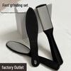 3-in-1 Stainless Steel Foot File Set: Remove Dead Skin & Calluses, Pedicure Tool, Foot Grinder for Foot Care