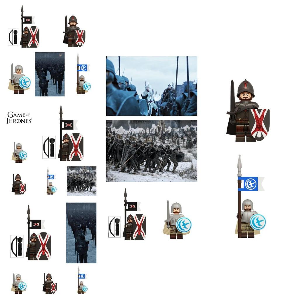 Kt1073 Game Of Thrones Bolton Elite Ritter Eryn Tal Ritter Bausteine