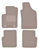 Beżowe welurowe dywaniki podłogowe dla: Ford Ka MK2 FL hatchback (2012-2018)