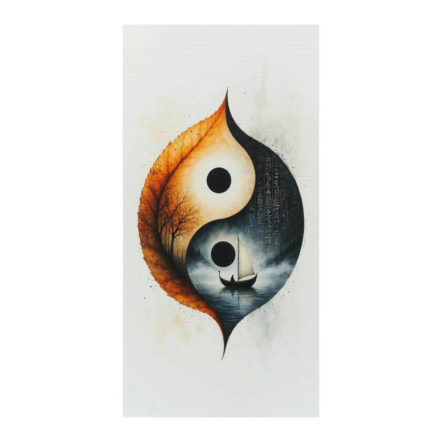 

Abstract Yin Yang Landscape Large Size Diamond Painting Scenery Diy Full Square Round Drill Rhinestone Embroidery Mosaic Cross Stitch Kits Round drill 30x60cm