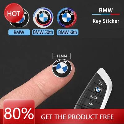 2025 Hot 50 Anniversary Car Key Emblem Stickers Auto Keyhole Logo Decals For BMW 50th Kith GT M G05 G11 E48 F30 F10 E90 F20 E46