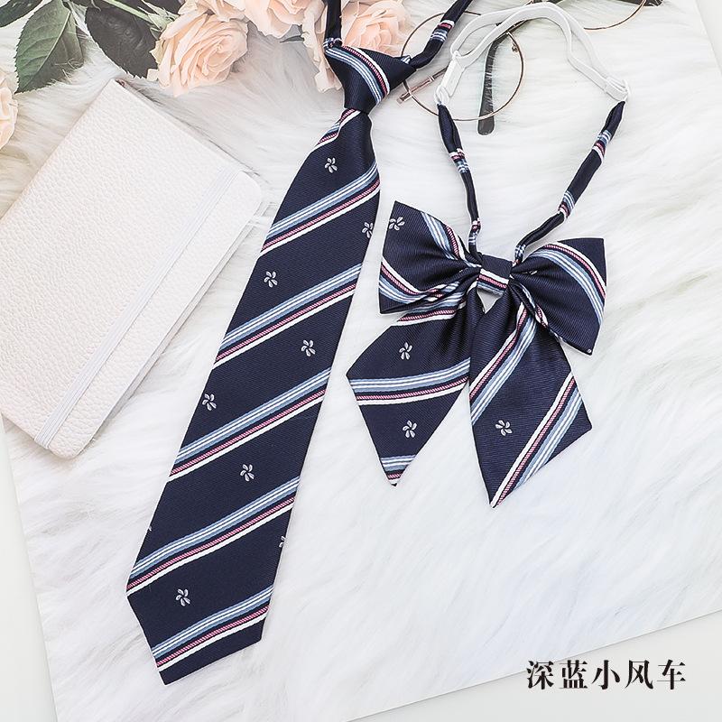Jk Small Tie Necktie Girl Student Summer Bow Tie Japanese Dk College Style Graduation Free Shirt Couple Decoration