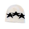 Pullover Style Warm Knit Hat Windproof Pentagram Beanie Hat Niche Beanies  Skating Camping Hiking
