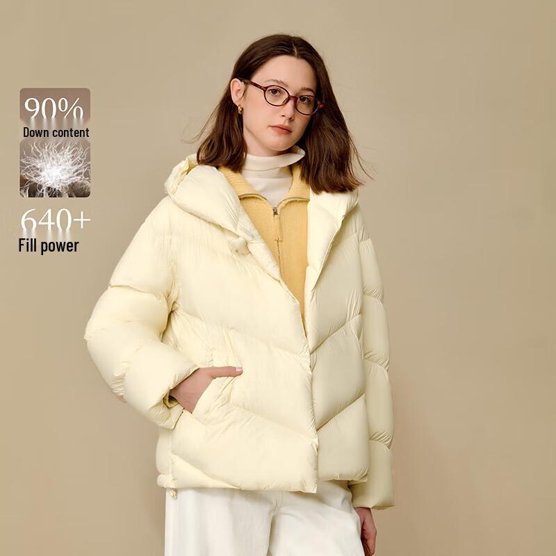 

Yinman Women s Hooded Short Puffer Down Jacket XL