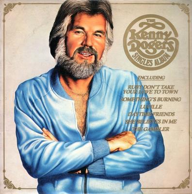 LP Record KENNY ROGERS  The Kenny Rogers Singles Album UAK30263 United Artists  1978 UK Pop Used