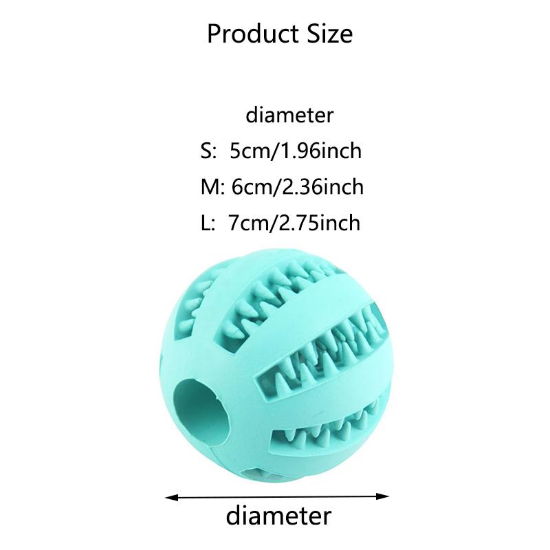 New Pet Leaking Ball Toys Dogs Playing with Natural Rubber Leaking Device Grappling and Biting and Grinding Elastic Toys