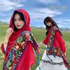 Thin Summer Ethnic Style Scarf For Travel Photo Shoot