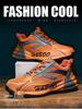 Men's Trendy Korean Style Breathable Dad Shoes with Vulcanized Thick Sole and Hidden Heel for All Seasons