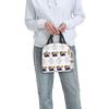 Bolsa de almuerzo térmica aislada de la serie de TV Friends para mujeres Niños Cajas de comida portátiles Fiambrera térmica Bolsa Tote