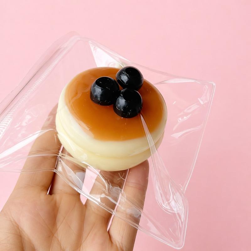 Soft Simulation Cake Squeeze Toy Slow Rebound Realistic Stress Relief Fidget Toy for Kids Travel Companion