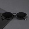Metal polygonal small frame sunglasses men's new outdoor personality versatile sunscreen shading polarized sunglasses tide