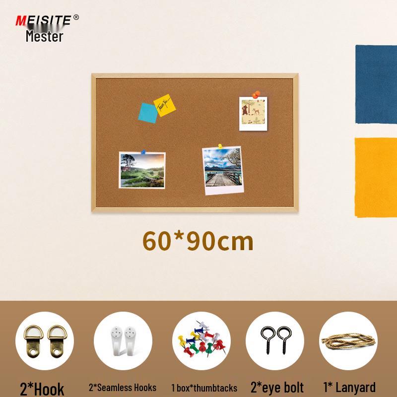 Creative Cork Board Photo Wall - Kindergarten Theme for Home, Office, Dorm