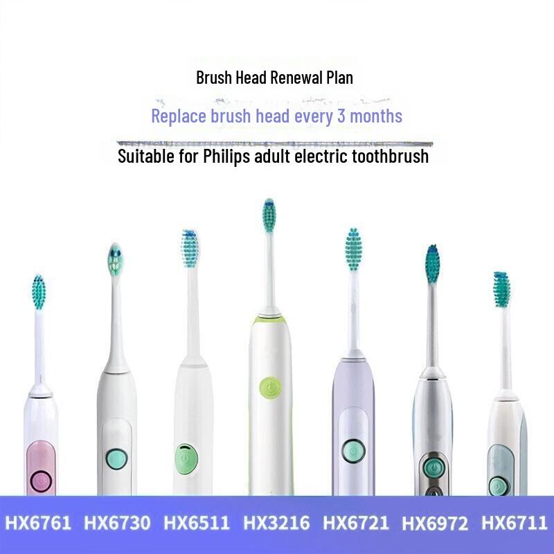 Cabezales de cepillo de dientes sónico de cerdas suaves compatibles con Philips, paquete de 4 para adultos (Sistema HX)