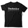 Technics T-Shirt Reflection Logo DJ EDM Plattenspieler Tonabnehmer Vinyl Rave Festival