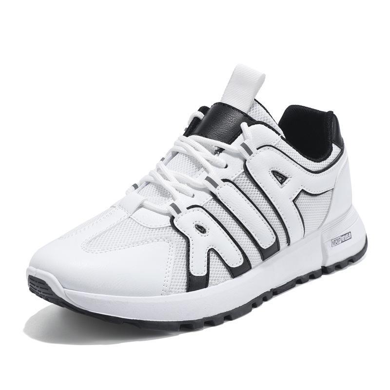 

Men s and women s same sports shoes 2025 spring new couple casual shoes ins trendy fashion sports shoes 39 белый