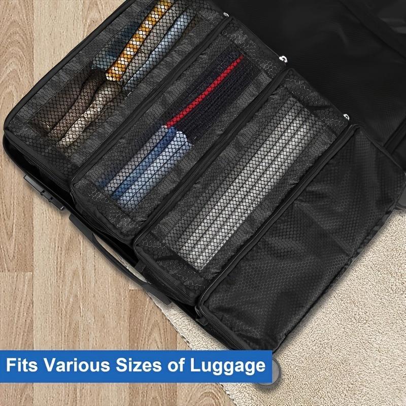 Suitcase Organizer Travel Luggage Organizers Hanging Shelve Packing Small Compartments Collapsible Hanging Clothes Storage Bags