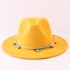 Popular European and American classic simple flat-brimmed top hat men's and women's fashionable and elegant versatile jazz hat top hat