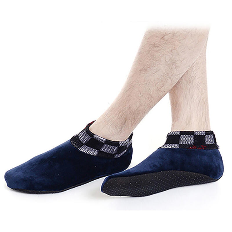 

Бархатные тапочки на меху / Термоноски с флисом Velvet Fur Fleece Slippers Black