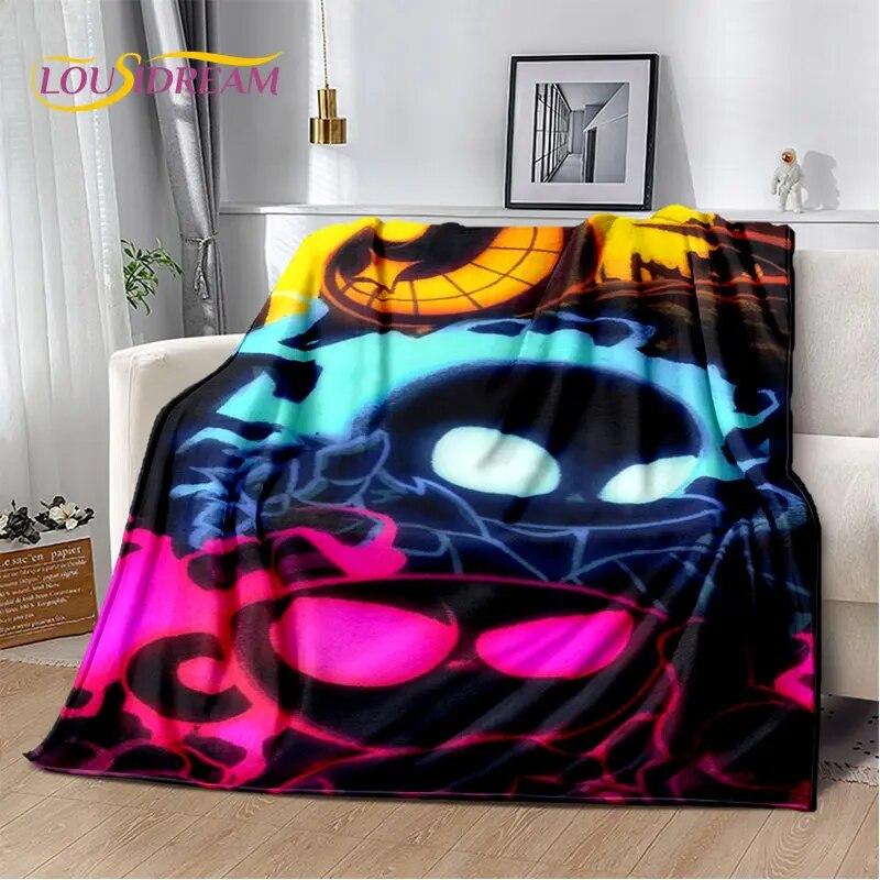 Cuphead and Mugman,Game Gamer Soft Plush Blanket,Flannel Blanket Throw Blanket for Living Room Bedroom Bed Sofa Picnic Cover Kid