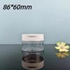 Makeup Remover Pad Jar With Tweezers Round Clear Container Jars Empty Bottle Wide Mouth Flap Bottle Storage Lotion