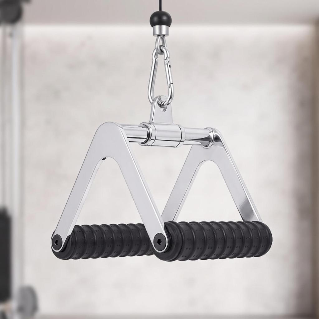 Rowing Handle Textured Gym Accessories Ergonomic Exercise Equipment for Strength