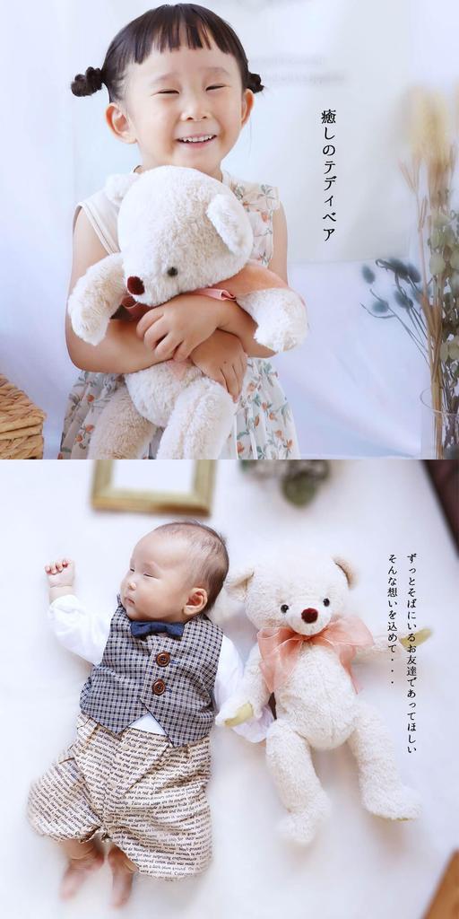 Petit Luu Lovable Bear (Ivory Normal) 40cm DS Size Teddy Bear Plush Toy