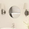 Day and Night - Day and Night Frameless Round Glass Mirror 30 Cm