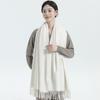 Scarf women's winter high-end sense solid color scarf Korean atmosphere men's cashmere shawl scarf autumn and winter