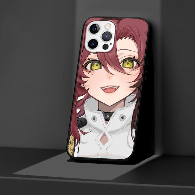 Puzdro pre Apple Iphone 11 13 12 Mini 14 Pro Max Xr 7 8 +Se 2020 Xs 6 6s Plus 5 5s Čierny silikónový kryt na telefón Genshin Impact