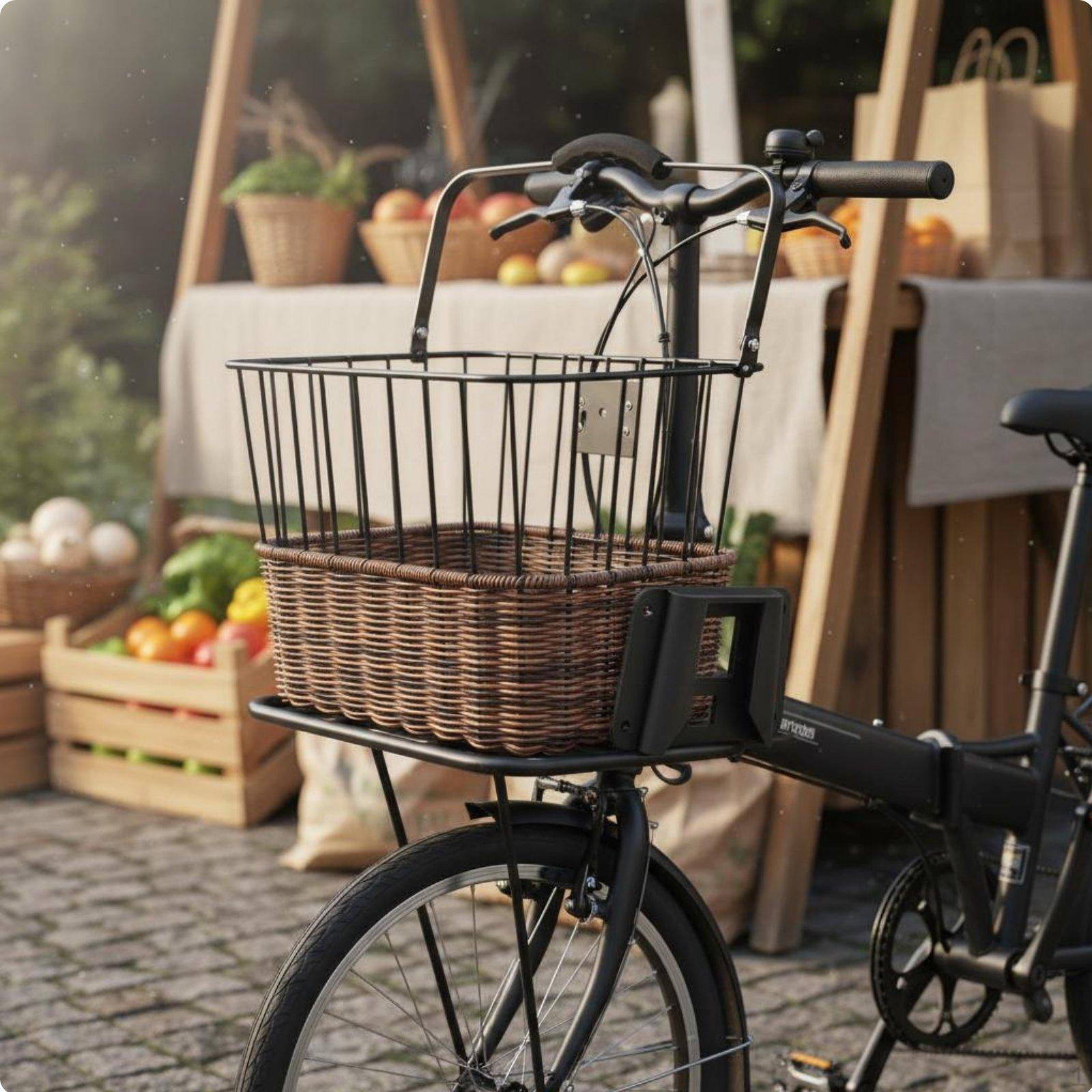 Saliekams velosipēda grozs Ātrās atbrīvošanas dizains