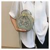 Bolsas Bolsas Transversais Femininas Primavera 2025 Novo Estilo Chinês Bordado Bolsas de Mão High-end Novo Estilo Chinês Moda Pequena Bolsa Redonda