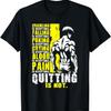 Quitting Is Not Acceptable, Anime Gym, Workout Motivational T-Shirt