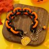 Hot Sale Acrylic Bracelet Set Halloween Bracelet Cartoon Ghost Pumpkin Jewelry Horror Dress Up Ornament