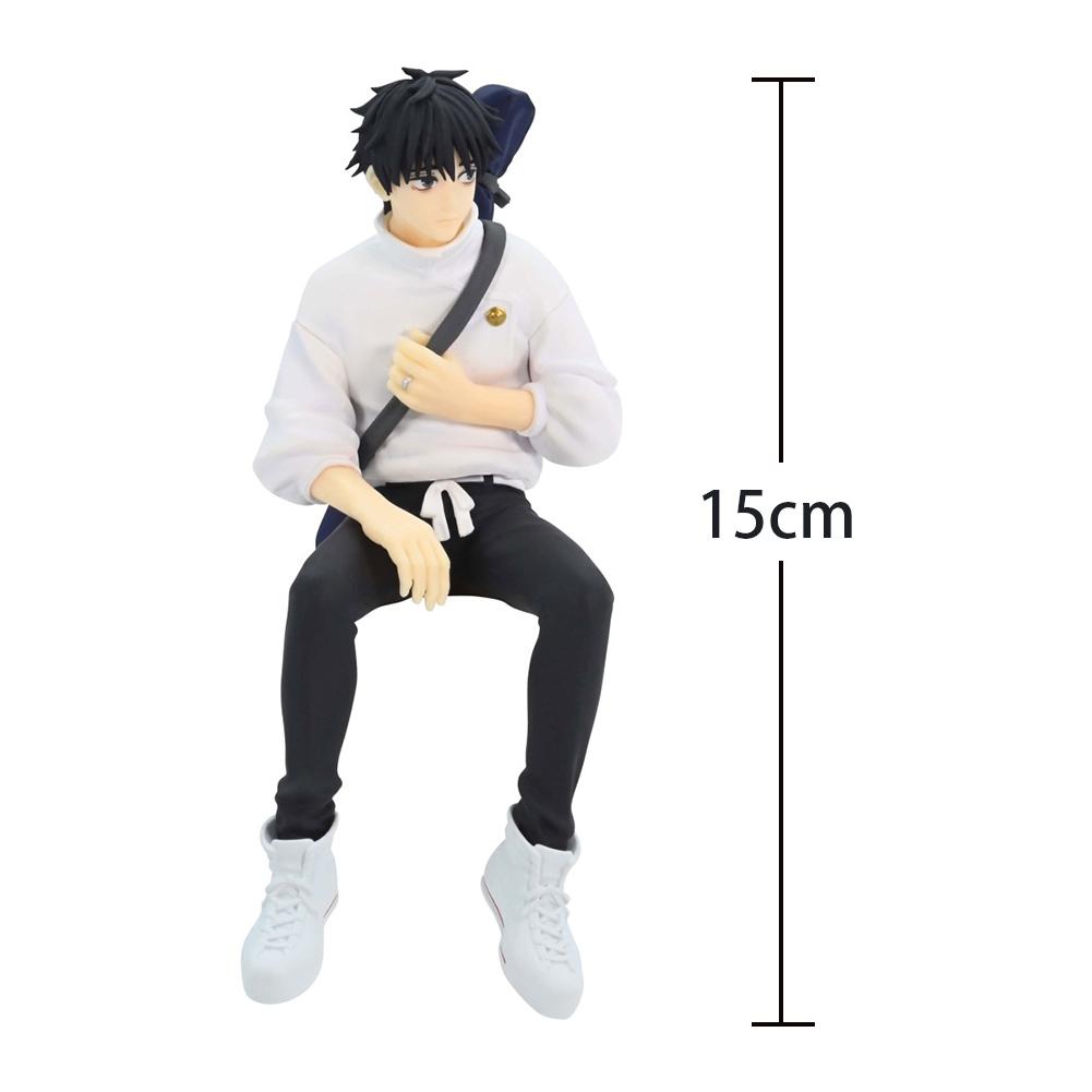 Anime JJK Figure Fushiguro Megumi Sitting Pose Action Figure Okkotsu Yuta Figure PVC Model Collection Anime Figure Toy Fans Gift