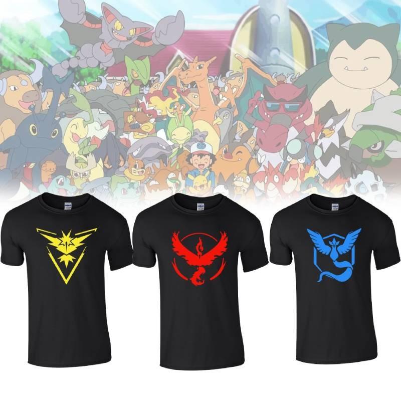 Pokemon Printed Cotton T Shirt For Women Summer Casual Top With Short Sleeves