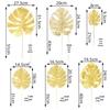 Goldener Monstera-Blatt-Ballon für Hochzeitsdekoration