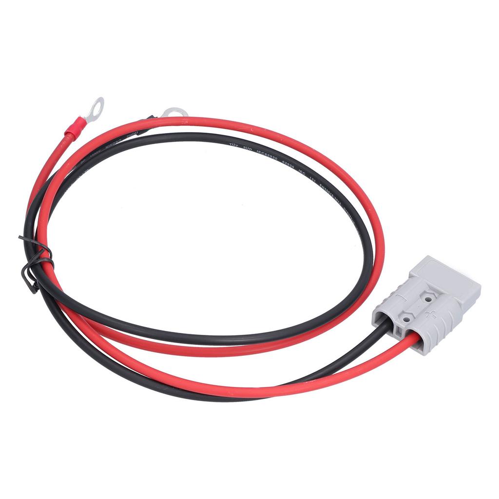 1m 50A 600V Wear Resistance Extension Cable To Connect 2.5mm² and M8 Terminal Bolts