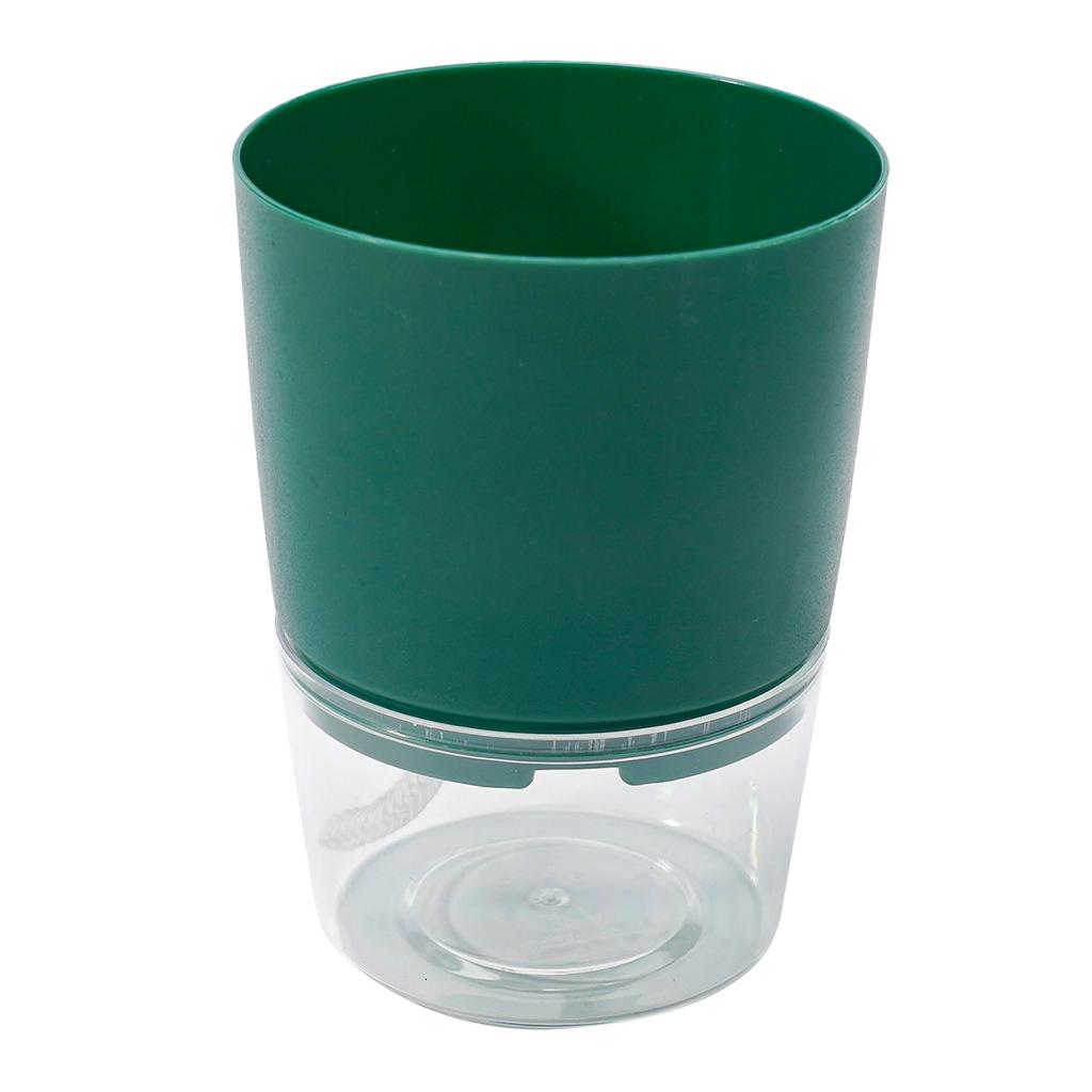 Blumentopf, 8,8 cm x 6,8 cm x 11,6 cm, Pflanztopf, Kunststoffharz