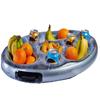 New PVC Inflatable Eight Hole Water Food Floating Tray Portable Drink Fruit Cup Holder