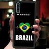 Brazil Brazilian Flag Football Phone Case For Huawei P30 Lite P50 Pro P20 P40 Lite E P Smart Z 2021 Y6 Y7 Y9 2019 Y6p Y9s Cover
