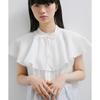 et Rope Blouse sheer blouse for white [Adam Femme] <SET item> Multi-frill women, (10)