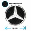 Nuovo 2025 Auto Calda Griglia Anteriore Emblema a Stella Logo Illuminato a LED Luce Bianca Blu Rossa per Mercedes Benz W205 C E R ML GL GLA CLA
