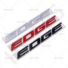 Metal 3D Edge Letter Emblem Logo Edge Rear Trunk Badge Sticker Decal Body Fender Decor Tailgate Stickers Accessories Car Styling