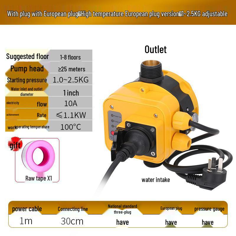 Automatic Household Water Pressure Pump Switch Controller
