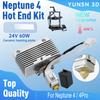 Pro ELEGOO Neptune 4 Pro Hotend Kit Vylepšená vysokorychlostní mosazná tryska Hot End Kit Pro Neptune 4 3D tiskárnu Náhradní díly