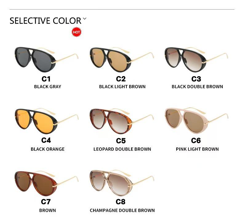 In Toad 2025 Sunglasses: Trendy Xiaohongshu Celebrity Style with Concave European-American Design