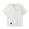 FUSION Women's Slim Fit Knitted Short Sleeve T-shirt