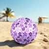1PC Purple Floral Soccer Ball Size 5 Football Machine Sewn Indoor/Outdoor Universal Football A39