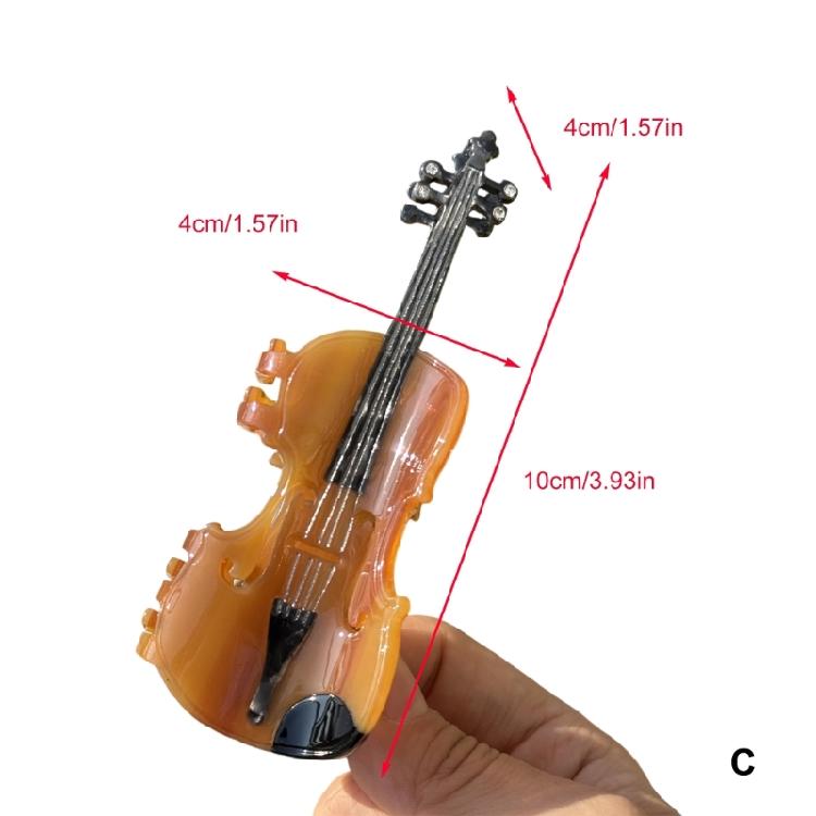 Acetate Hair Clip With Cartoon Tape Piano Design Musical Note Cassette Style For Trendy Women